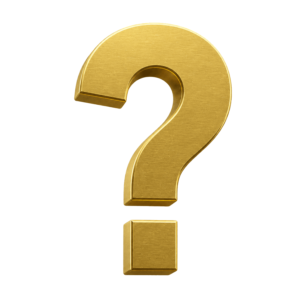 Question mark for the FAQ section